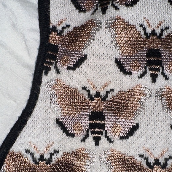 Maeve Black and Brown Bee Pattern Tank Top - Picture 5 of 5